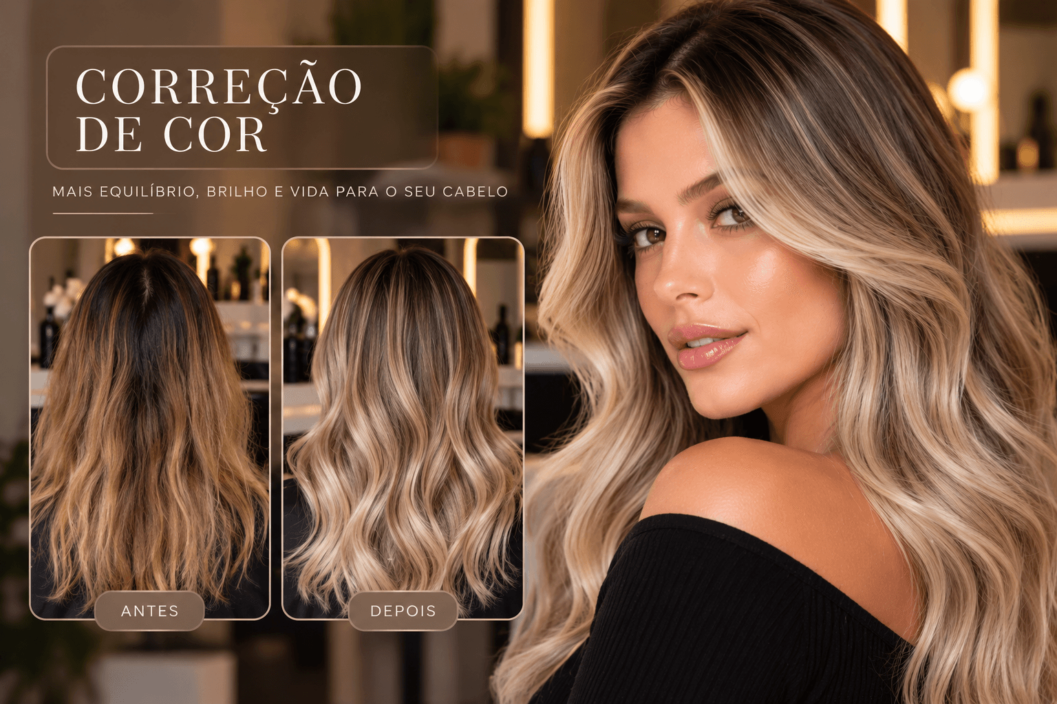 Correção de Cor — referência de estilo
