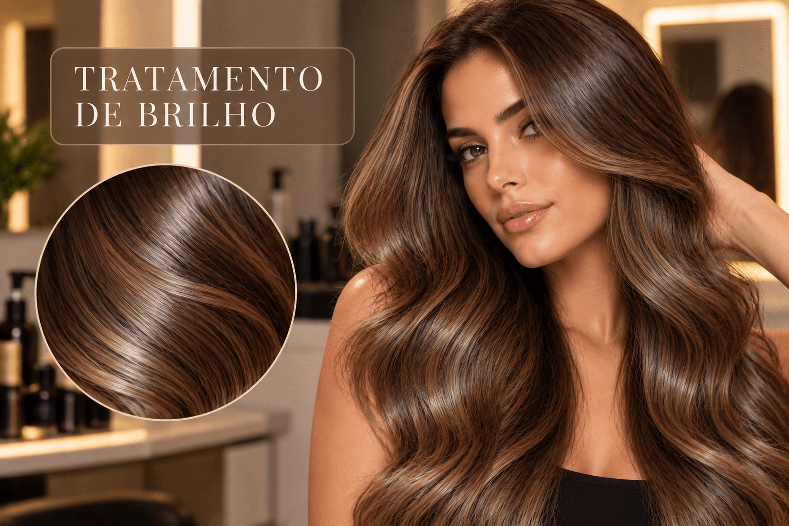 Tratamento de Brilho — referência de estilo